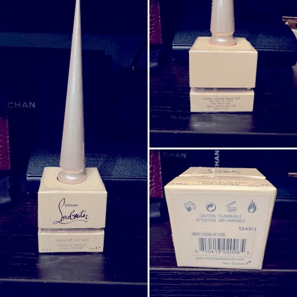 Christian Louboutin Other - NEW Christian Louboutin nail polish in shade Madame Est Nue. Unwrapped